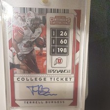 Terrell Burgess College Ticket
