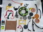 Vintage TMNT Teenage Mutant Ninja Turtles Accessories and Parts 35 Pieces