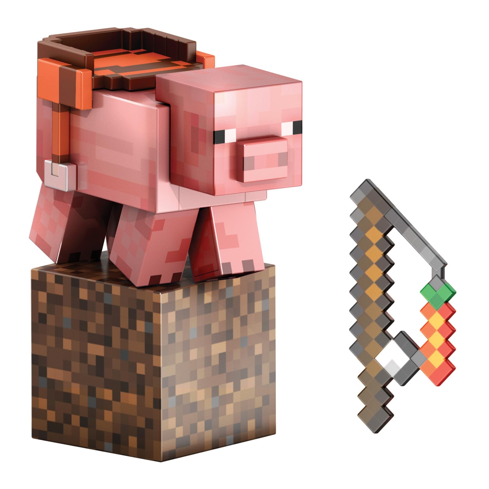 Mattel MINECRAFT Diamond Level Schwein - Actionfigur mit authentisches Design in 4790₽