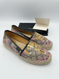 Chaussures Gucci chaussures espadrilles pantoufles sandales slides été tigre fleur floral