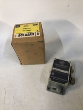 Allen Bradley 801-ASA11 Roller Lever N.O. Contact Limit Switch Ser. A 600V AC/DC