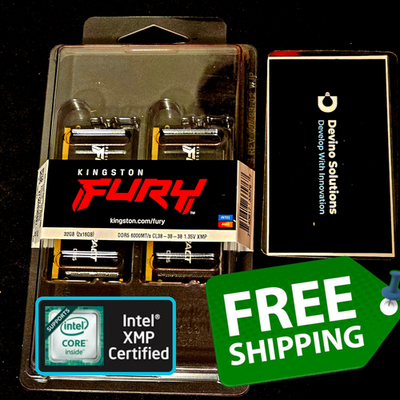 Kingston Fury Impact 32GB (16GBx2) DDR5 6000MHz CL38 SODIMM Laptop
