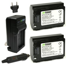 Wasabi Power Battery 2-Pack and Charger for Sony NP-FZ100