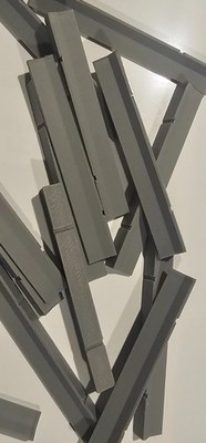 20) Jersey Barriers HO Scale 1:87 Scale Grey LONGER BARRIER  FAST FREE SHIPPING