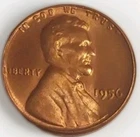 1956 P Lincoln Wheat Cent Red Penny BU Brilliant Uncirculated Coin Free Post