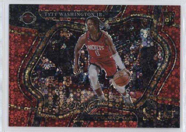2022 Panini Select Courtside Red Disco Prizm 44/49 TyTy Washington Jr #269 13kh