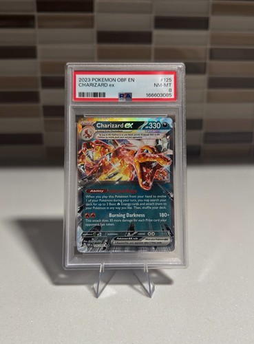 Charizard ex graded PSA 8 for sale on eBay