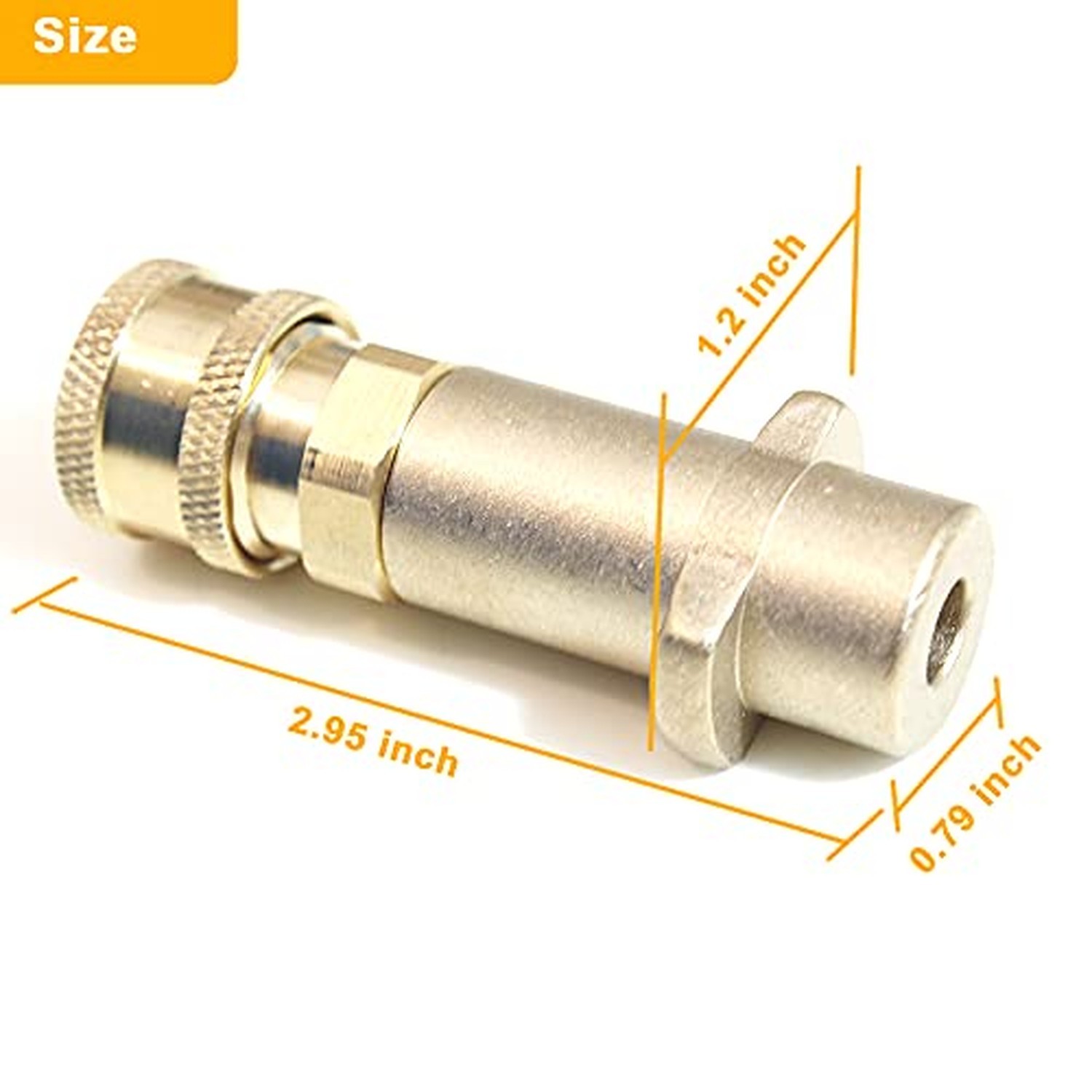 Brass Pressure Washer Gun Adapter with 1/4" Female Quick Connect Fitting,with...