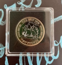 2024 The Ship Inn Gibraltar Pub Signs £2 Two Pound Coin BUNC