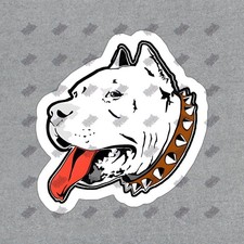 Fierce Pitbull Dog Vinyl Sticker Durable Decal For Dog Lovers Cool 541473