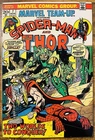 MARVEL TEAM-UP 7 SPIDER-MAN THOR GIL KANE COVER ART MARVEL COMICS 1973 VINTAGE A