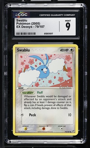 Swablu graded CGC 9 for sale on eBay