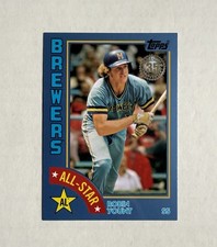 2019 Topps 35th Anniversary 1984 All Star Robin Yount Blue 84AS-RY Brewers