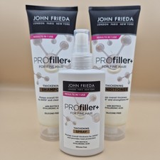 TRIO PACK John Frieda Profiller+ Shampoo & Conditioner & Thickening Spray