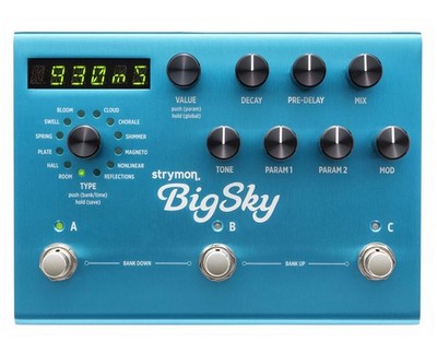 Strymon BigSky Multi-Reverb Effect Pedal - Used
