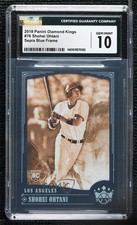 2018 Diamond Kings Sepia Variation Blue Frame Shohei Ohtani CGC 10 Gem Mint 1b9