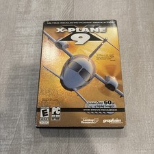X-PLANE 9 Flight Simulator Game PC DVD-ROM 6 Disc Set - 2009 with Manual