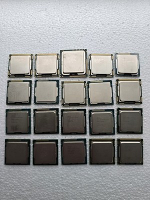 Lot of 20 Intel Core i3 i5 i7 1rst 2nd and 3rd Gen CPUs i7 860 i5 2500 i3 3240
