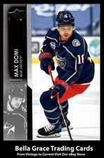 2021-22 Upper Deck Max Domi #52 Columbus Blue Jackets NHL Hockey