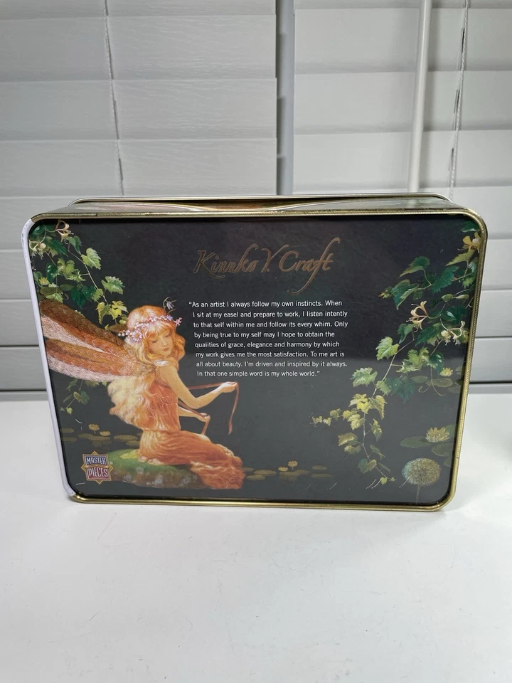 Kinuko Y Craft - Claire’s Wings 1000 Piece Puzzle RARE TIN Sealed Master Pieces - Image 2 of 4