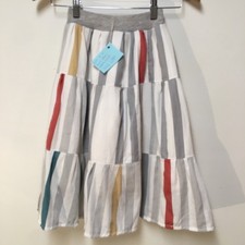 Skirt Girls 6 Maxi Colorful Stripe Ruffle Tier 100 Cotton Mom and Pop's Kids