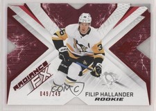 2022-23 SPx Radiance F/X Rookies Red 49/249 Filip Hallander #RFX-87 fv4