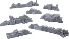 Shanty Obstacles by Terrain4Print, 3D Printed Tabletop RPG Scenery and Wargame
