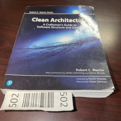 Clean Architecture by Robert C. Martin Paperback Guide on Software Design