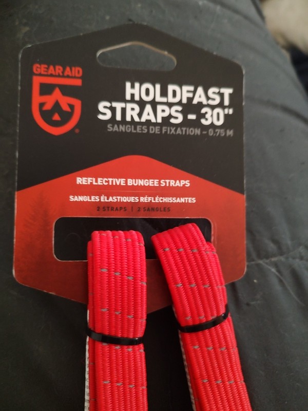 🆕 Gear Aid Holdfast Straps 30" Reflective Bungee Straps 45" Max Stretch 🆕