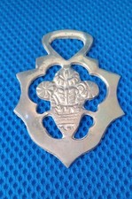 Prince of Wales feathers horse brass