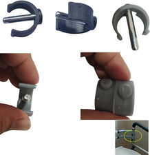 6 Pack Toilet Safety Rails Locking Clips Replacement Toilet Seat Risers Tube Pin