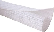 White 10ft 1 inch Cord Protector Wire Loom Tubing Cable Sleeve Split Sleeving