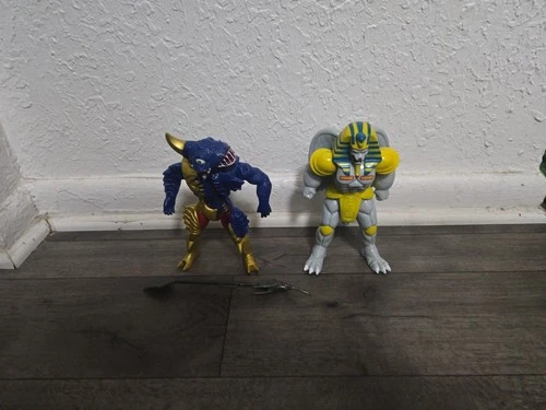 Power Ranger Vintage Villains Action Figure 's Goo Fish And King Sphinx