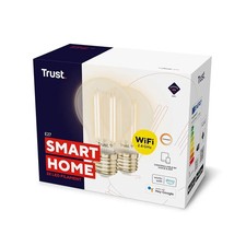 Trust WiFi E27 Smart Bulb, Filament LED Bulb, Works with Alexa and Google Home,