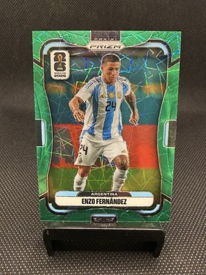 Panini 2026 Prizm FIFA World Cup Enzo Fernández 5/5 Green Laser Prizm Argentina