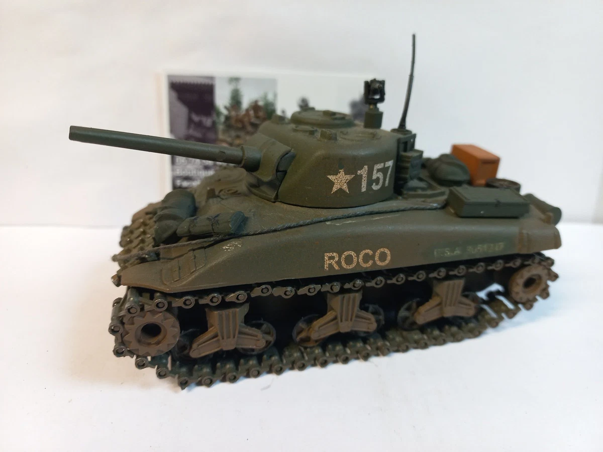 Char Militaire Sherman Bulldozer Solido – Échelle 1/50 – Boîte Coffret Verem – Occasion