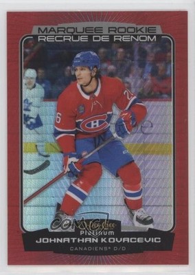 2022 O-Pee-Chee Platinum Red Prism /199 Johnathan Kovacevic #255 Rookie RC 0d18