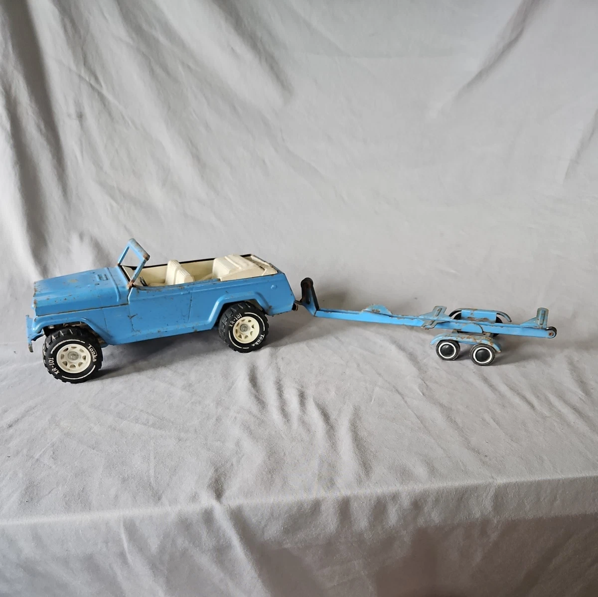 Tonka Jeep ブリキ ミニカー トレーラー付き Tonka Jeep Vintage Manufacture Diecast Trailers for sale - eBay