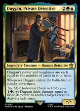 MTG Magic the Gathering Duggan, Private Detective (123/1208) Doctor Who LP
