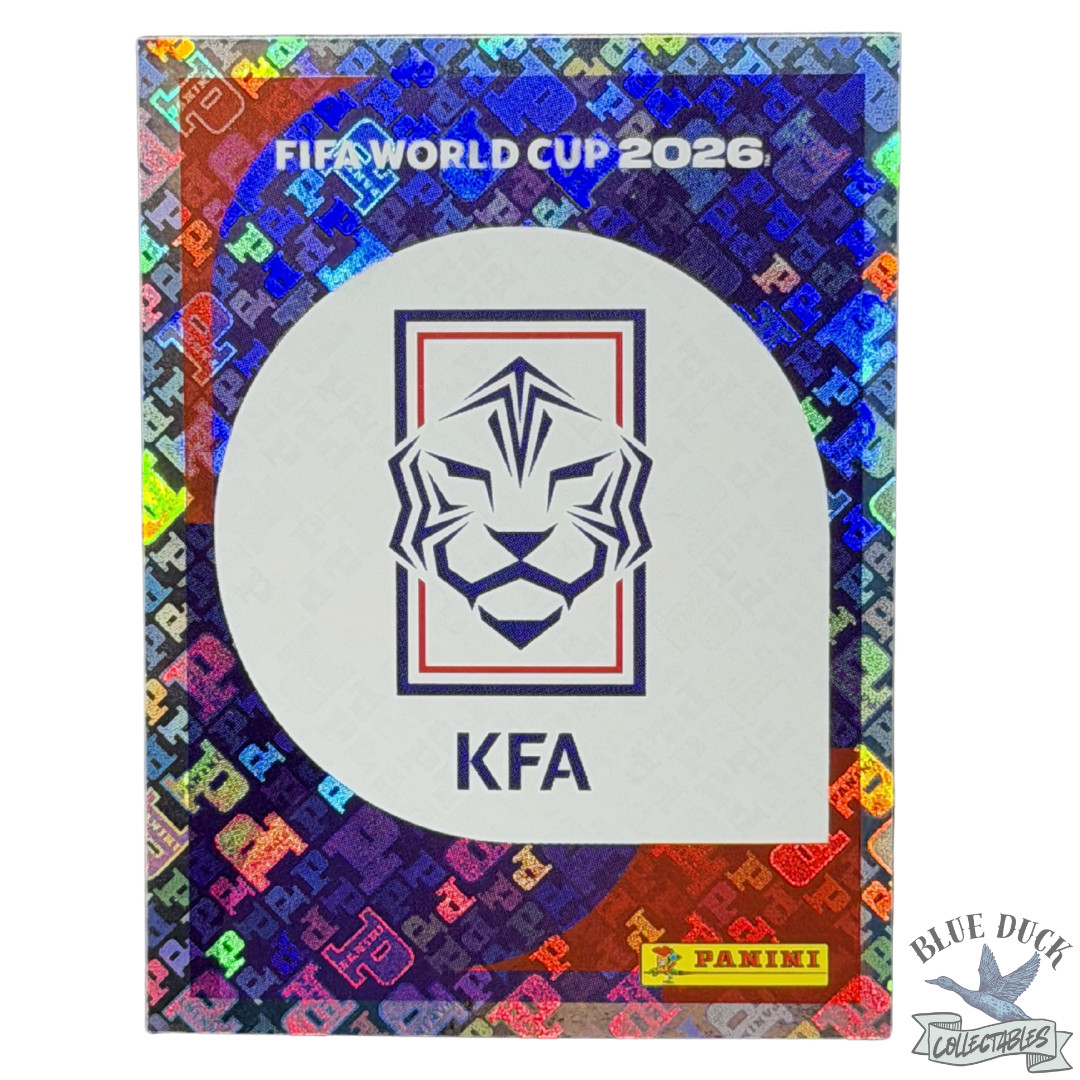 2026 Panini FIFA World Cup Stickers - South Korea - #KOR1 - Emblem - Foil