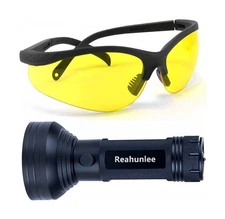 Air Conditioner UV Dye Leak Detector, Pro Auto Oil AC UV Dye Leak Test Detect...