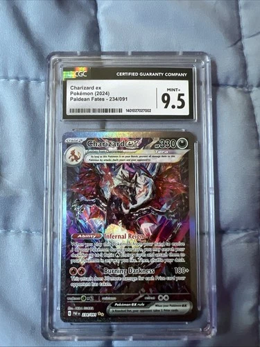 SV Paldean Fates #234/091 Charizard EX Special Illustration Rare CGC 9.5