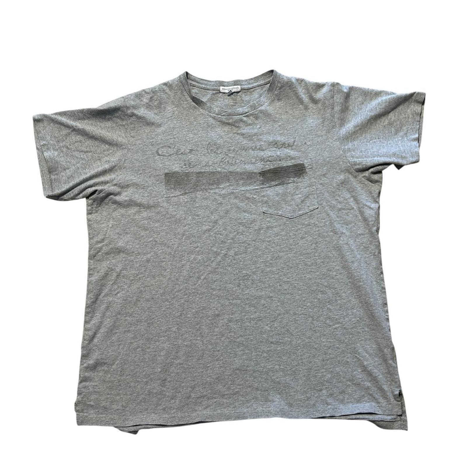 ENGINEERED GARMENTS Cursive Script Tee – Grey - image 1