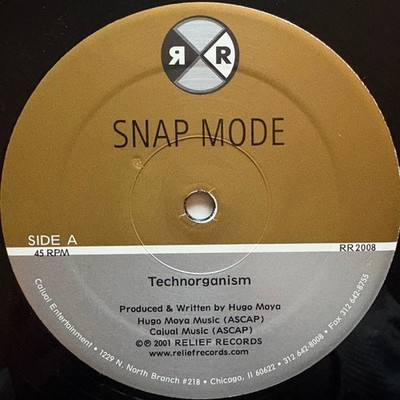 Snap Mode   Technorganism   12'' Vinyl   Original 2001   Rarität