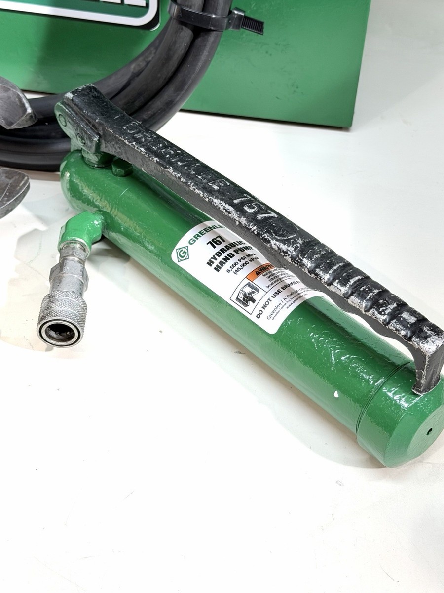 Greenlee 800 Cable Bender + 750 Hyd. Cable Cutter + 746 Ram + 767