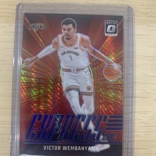 VICTOR WEMBANYAMA 2024-25 Optic Holo Silver Prizm Express Lane #19 Spurs 107/175