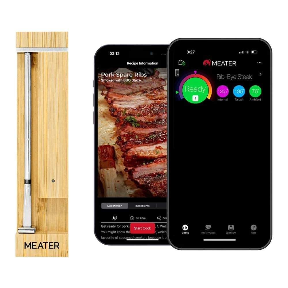 MEATER Pro Smart Wireless Meat Thermometer 1000°F Long Range BBQ
Opens in a new window or tab