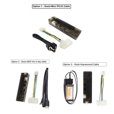 External Laptop Graphics PCI E EXP GDC Video Card Dock NGFF V8.5 NGFF M.2 A.