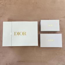 Dior Gift Box Set Of 3 Empty Box With Original White Ribbon Set From Japan