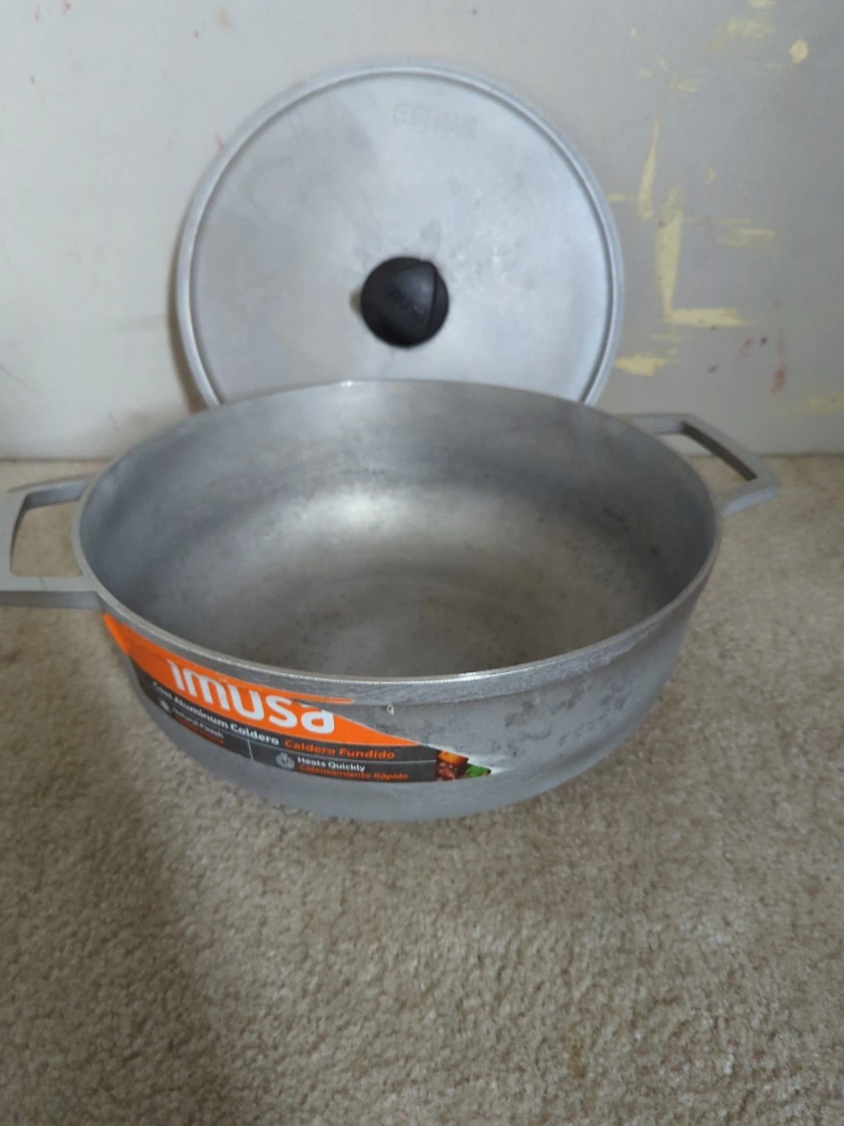 Imusa 5qt Cast Aluminum Dutch Oven With Lid From Columbia